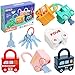 GKDOMS Montessori Learning Toys Sorting Matching Locks and Keys Toddlers Sensory Car Activity Fine Motor Toy Birthday Party Favors Thank You Exchange Gifts Back to School Stuffers for Kids Age 25 Years - Image 2