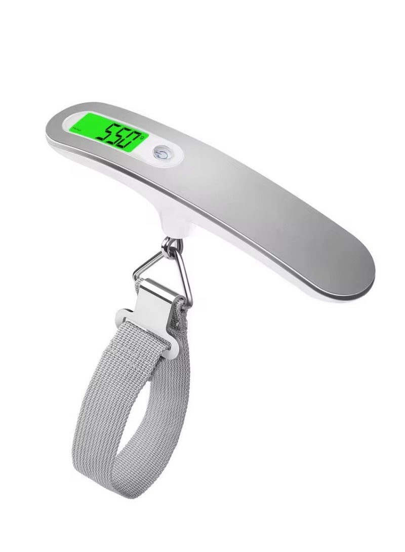 Glowudz Portable Digital Hand Hanging Travel Luggage Scale Stainless Steel  - Image 1
