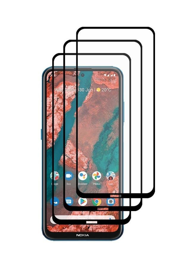 NIBEMINENT 3-Pack Screen Protector Tempered Glass For Nokia X10/X20 6.67 inch Clear - Image 1