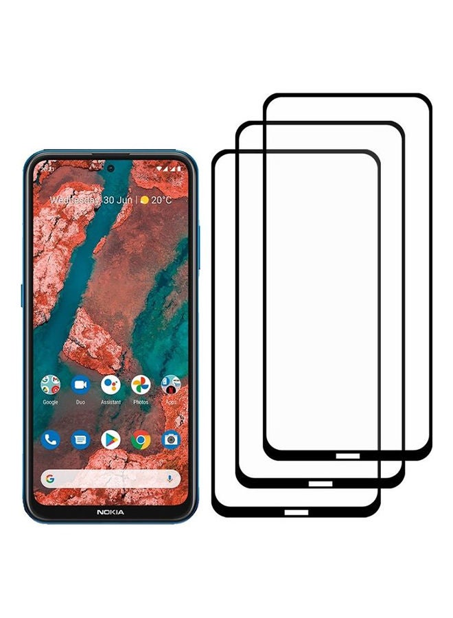 NIBEMINENT 3-Pack Screen Protector Tempered Glass For Nokia X10/X20 6.67 inch Clear - Image 2