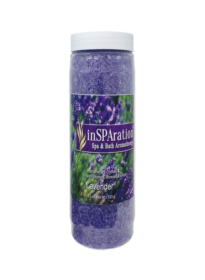 InSPAration 7463 Lavender Crystals for Spa and Hot Tubs, 19 oz - Image 1