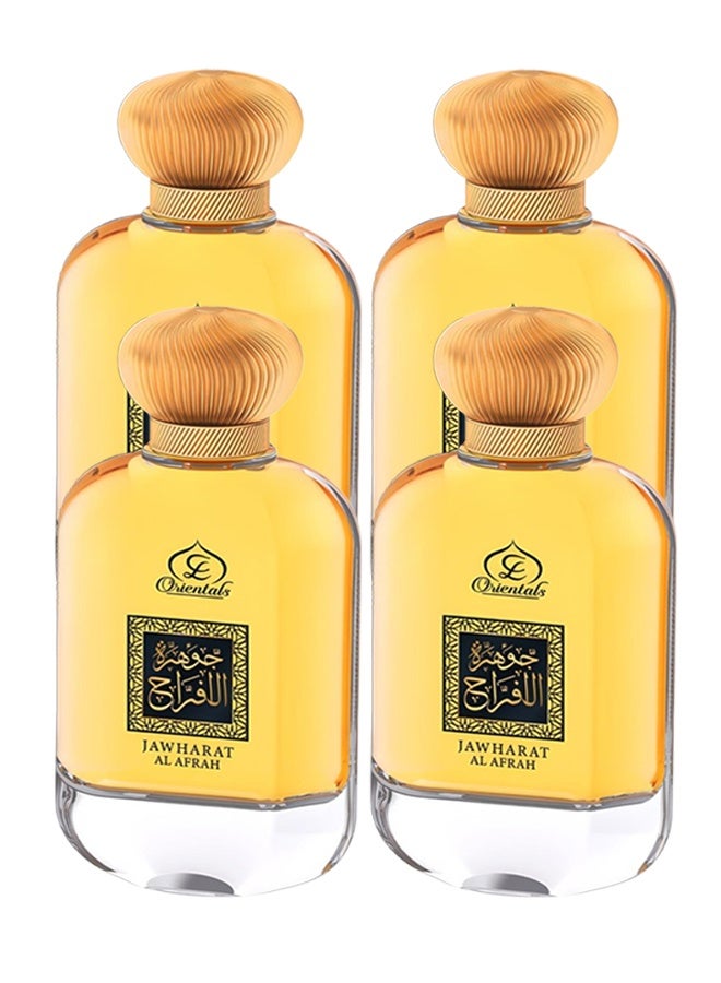 Oriental 4 Pieces Jawharat Al Afrah Perfume For Unisex 100ml EDP - Image 1