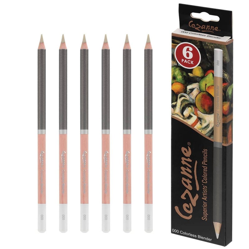 Creative Mark Cezanne Premium Colorless Blender Pencil 6 Pack HighlyPigmented Drawing Pencils Coloring Pencils for Drawing Blending Coloring and More