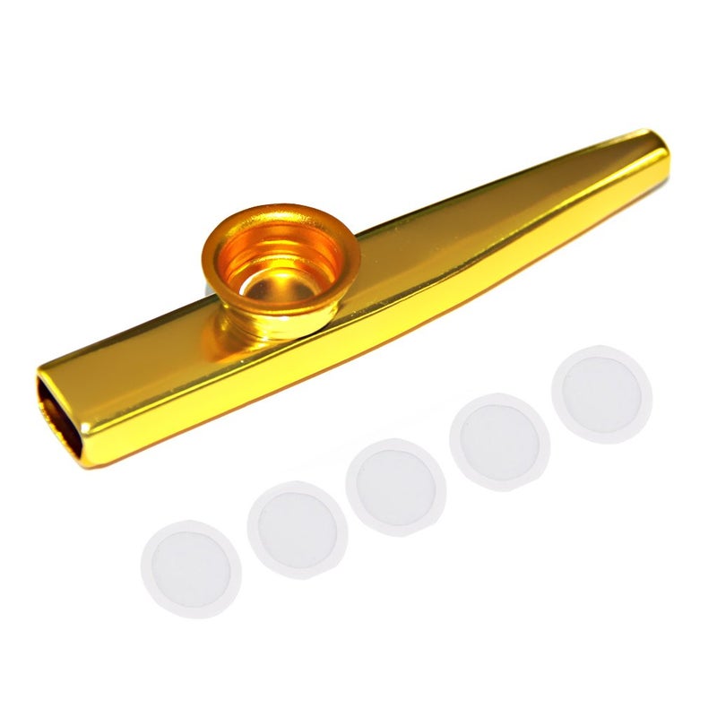 RADIONICS Aluminium Alloy Kazoo with Diaphragm Golden-15013493MG - Image 2