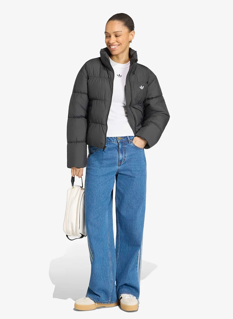 Adidas Originals BLACK Short Padded Jacket for Women | Best Price UAE