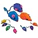 PetEdge Zanies 20 x Cat Toy Rainbow Fur Mice That Rattle - Image 3