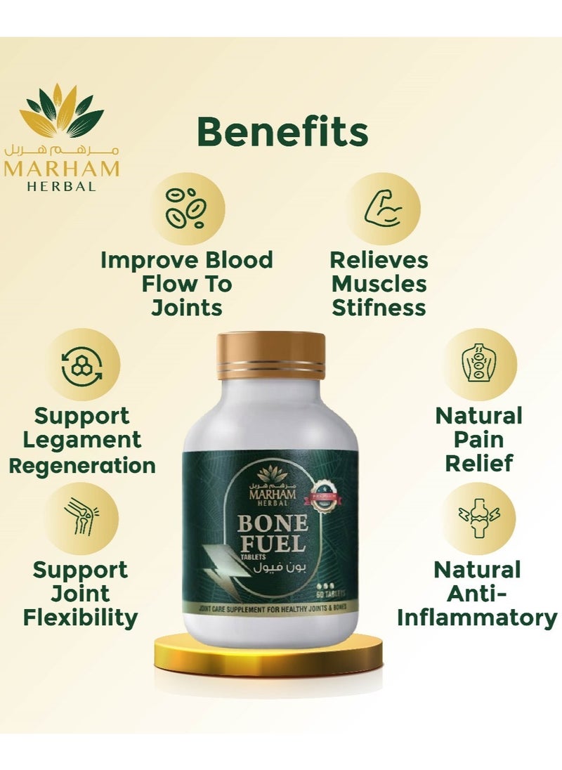 Bone Fuel Tablet: Joint Care Supplement for Healthy Joints and Bones | Optimize Bone Health and Joint Comfort with Bone Fuel: Premium Formula for Joint Support, Flexibility, and Mobility (60 Tablets) - pzsku/Z87E9233EC779FF45B190Z/45/_/1726149963/194b3dd9-abbd-45b4-9912-041613495955