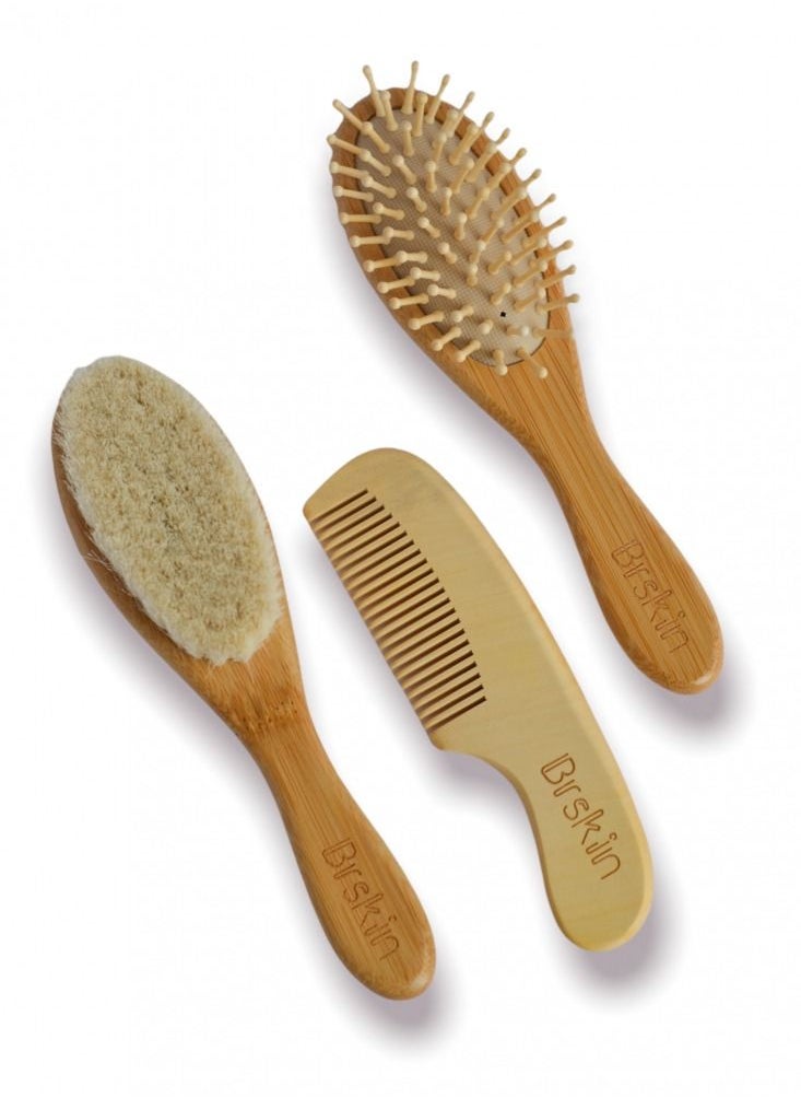 Brskin A set of wooden brushes for children with 100% natural ingredients  - Image 1