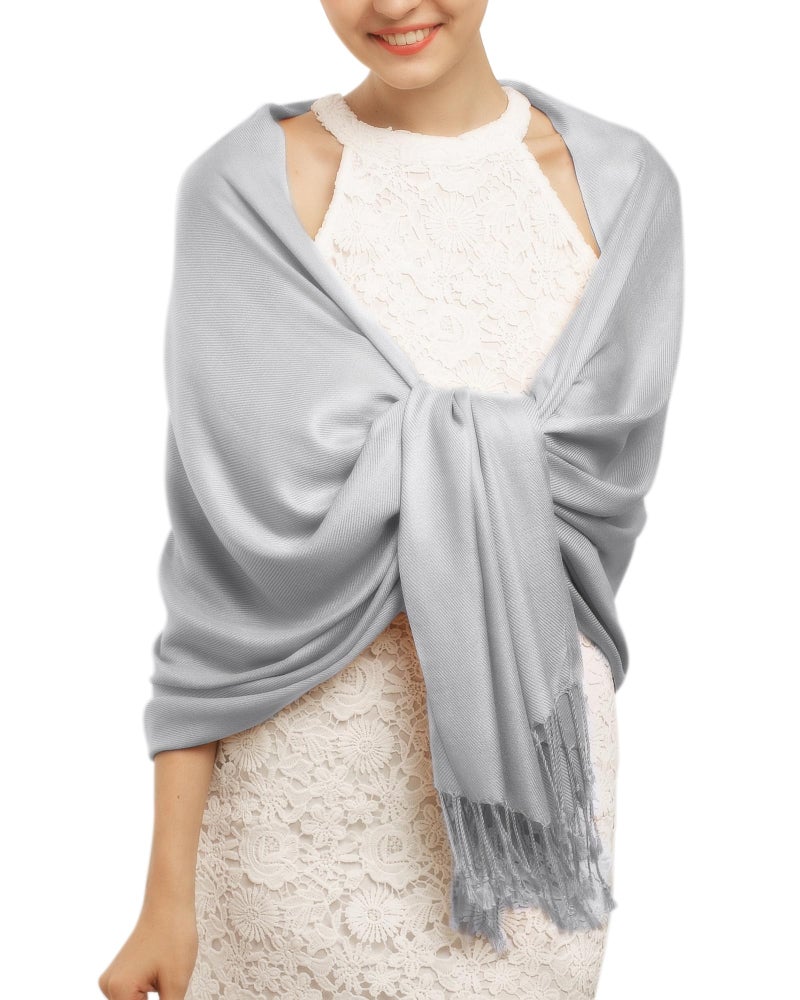 FURTALK Pashmina Shawls and Wraps for Evening Dress Women's Scarf Wedding Bride Bridesmaid Gifts Winter Scarves - Image 1