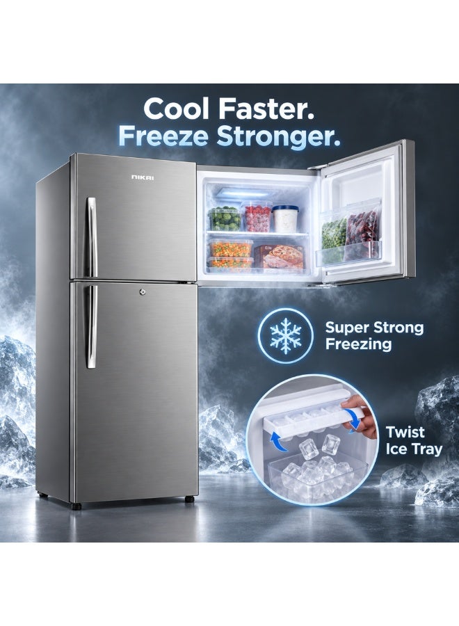 نيكاي ثلاجة غير صقيع بالكامل NRF250F23SS من الفولاذ المقاوم للصدأ 197 L NRF250F23SS / NRF250F23 - Image 5