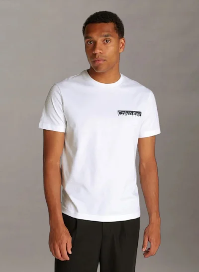 CALVIN KLEIN Ny Regular Fit T-Shirt With Chest Box Logo