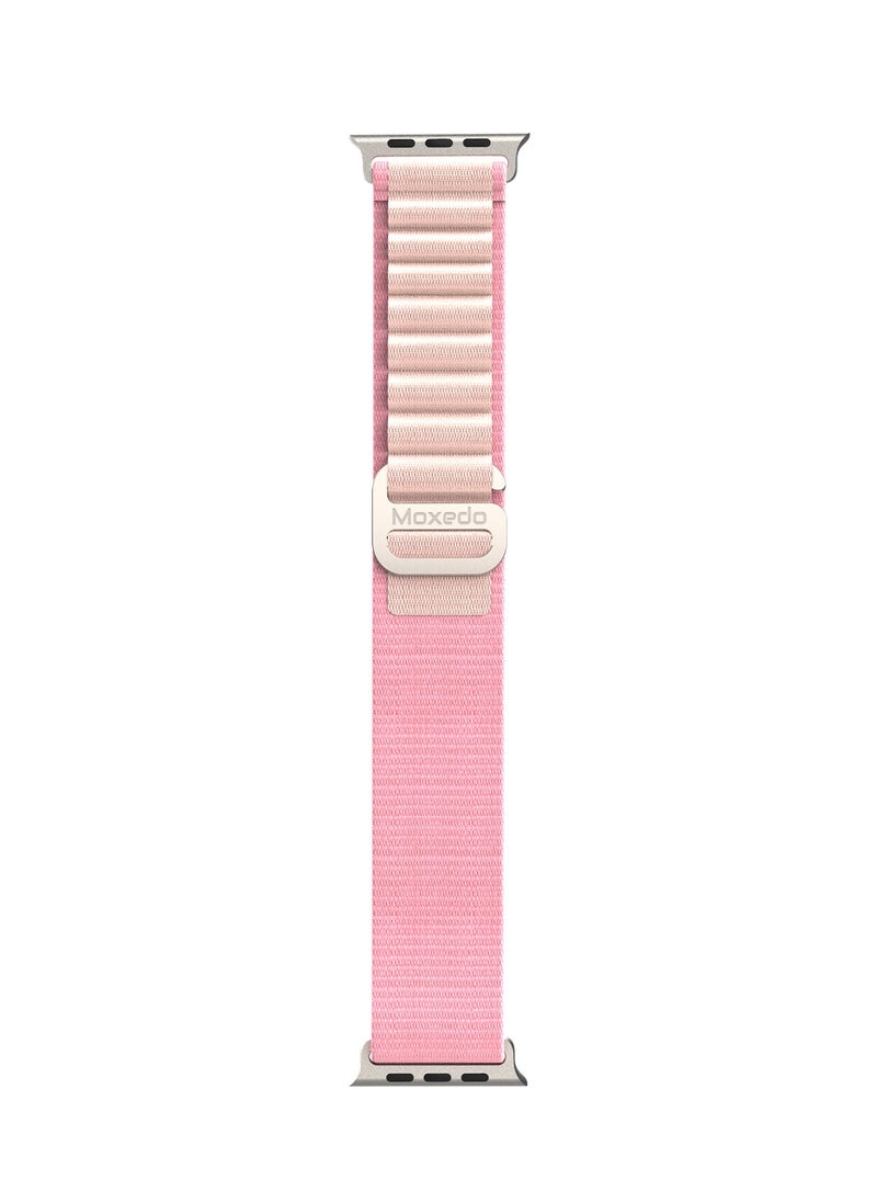 Moxedo Moxedo Alpine Loop Watch Band Adjustable Sports Nylon Woven with Titanium G-Hook Strap Compatible with Apple Watch Band Series 8,7,6,5,4,3,2,1,SE Ultra design for 44mm,45mm.49mm (Sunset)  - Image 1