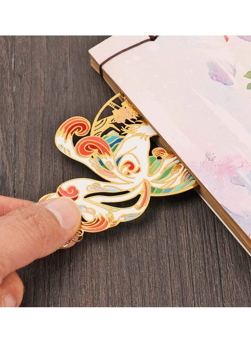 Generic Vintage Metal Deer Bookmark Cute Hollow Design for Book Lovers Unique Retro Animal Bookmark Supplies  - Image 4