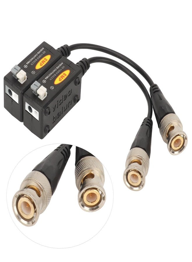 CARE CASE Transmitter Long Distance 8MP Video Balun,Compatible with AHD HDCVI HDTVI CVBS Cameras, Easy Installation,Robust.(ABC)(k) - Image 2