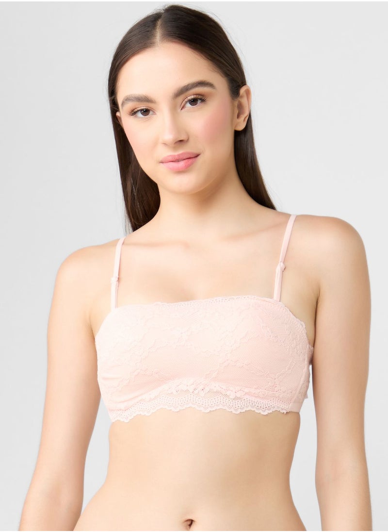 ELLA - Lace Detail Bralette - Image 1