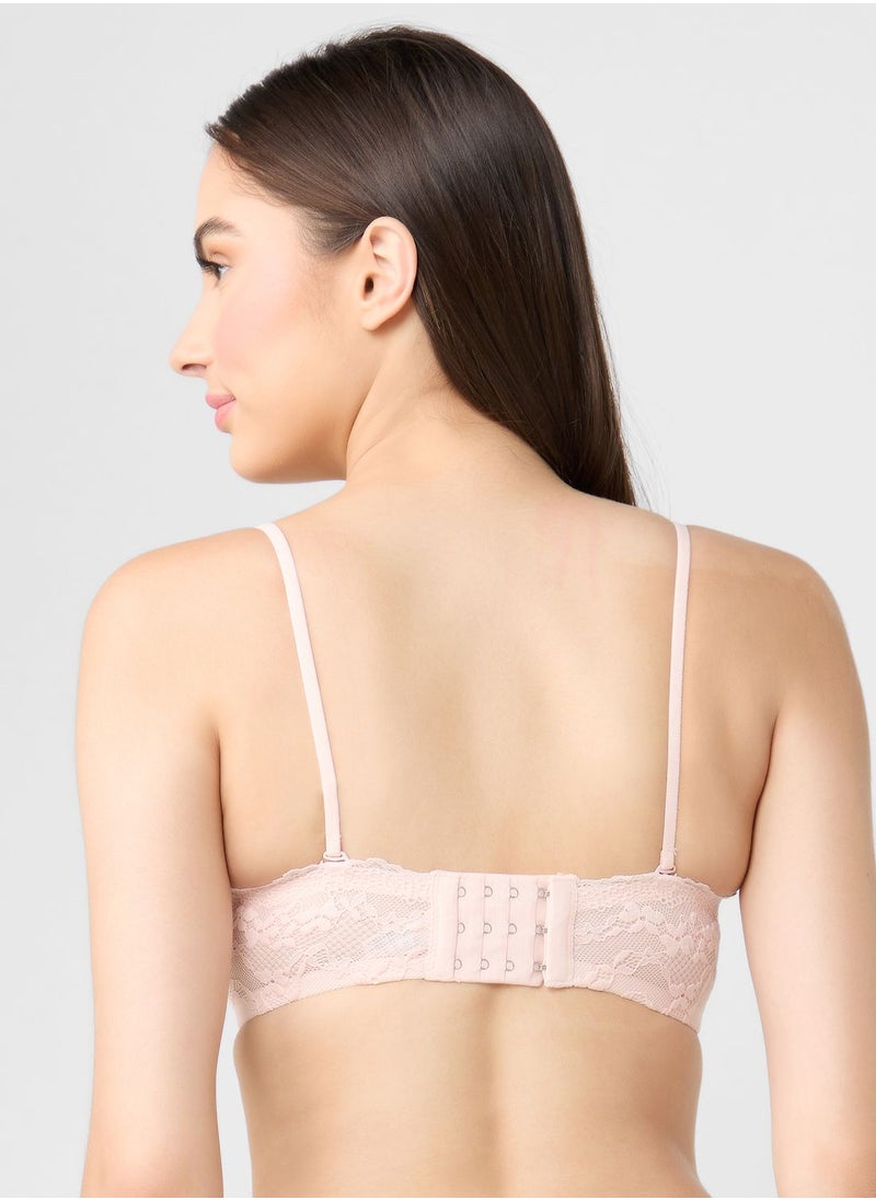ELLA - Lace Detail Bralette - Image 1
