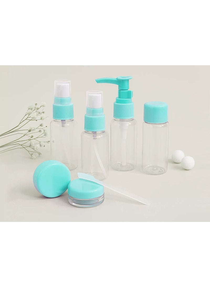 Travel Bottles for Toiletries, Leak Proof Refillable Squeezable Travel Toiletries Set, Travel Bottles Set with Lables for Shampoo, Conditioner, Cosmetic, Shower Gel (6 PCS) - Image 1