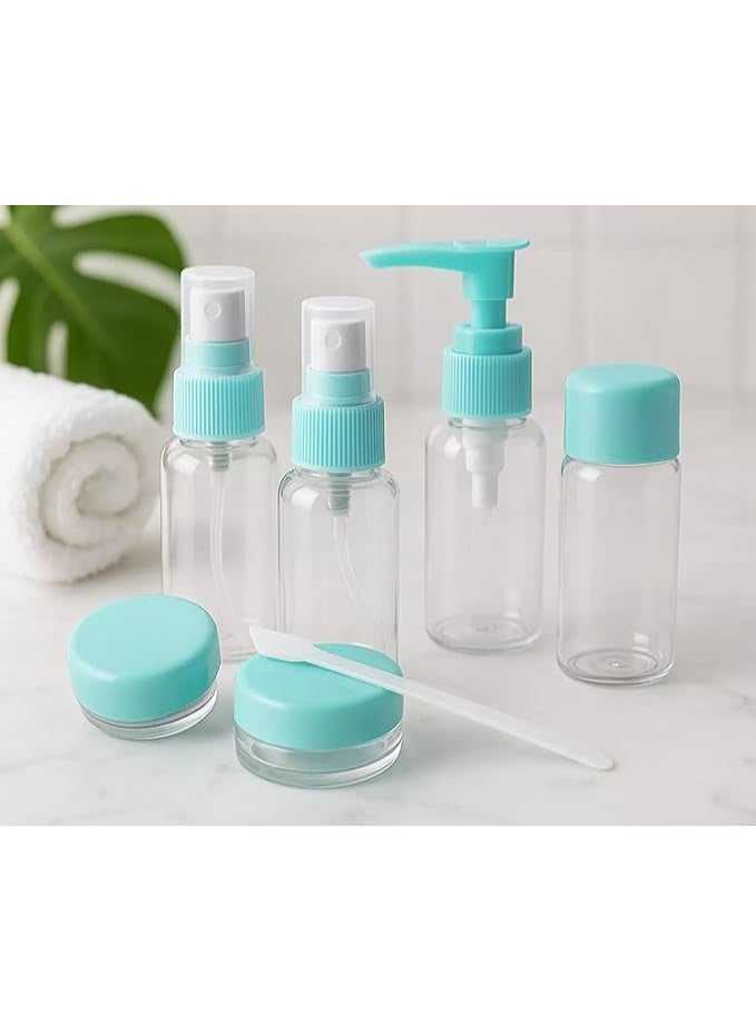 Travel Bottles for Toiletries, Leak Proof Refillable Squeezable Travel Toiletries Set, Travel Bottles Set with Lables for Shampoo, Conditioner, Cosmetic, Shower Gel (6 PCS) - Image 5