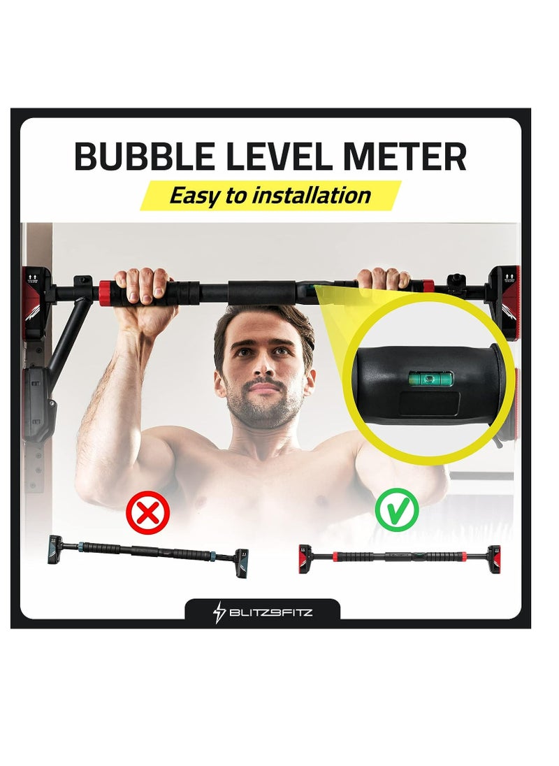 Mike Music - Doorframe 880LBS Max Capacity Pull Up Bar for Door  Multipurpose 30.9”-38.6’’ Width  Non-Slip Chin Up Bar Doorway No Screws - Image 1