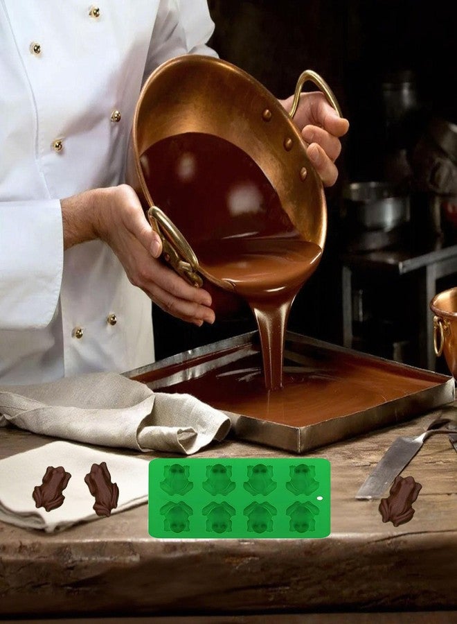RED-SHYN Green Frog Silicone Mold 3D Chocolate Frog Baking Mold for Christmas Party Birthday Desserts Candy Cake Decor (1) - Image 4