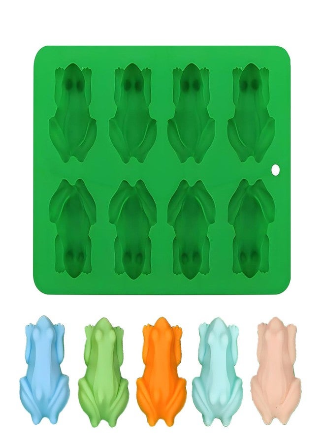 RED-SHYN Green Frog Silicone Mold 3D Chocolate Frog Baking Mold for Christmas Party Birthday Desserts Candy Cake Decor (1) - Image 1
