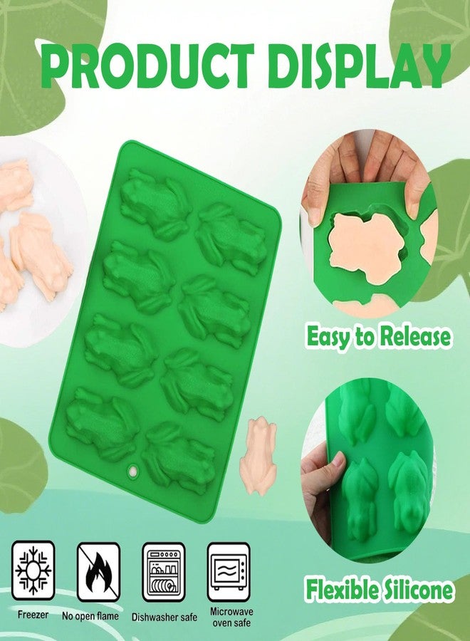 RED-SHYN Green Frog Silicone Mold 3D Chocolate Frog Baking Mold for Christmas Party Birthday Desserts Candy Cake Decor (1) - Image 3