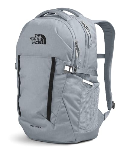 THE NORTH FACE حقيبة ظهر لابتوب يومية من ذا نورث فيس - NPF، رمادي داكن/أسود TNF - NPF، مقاس واحد - Image 2