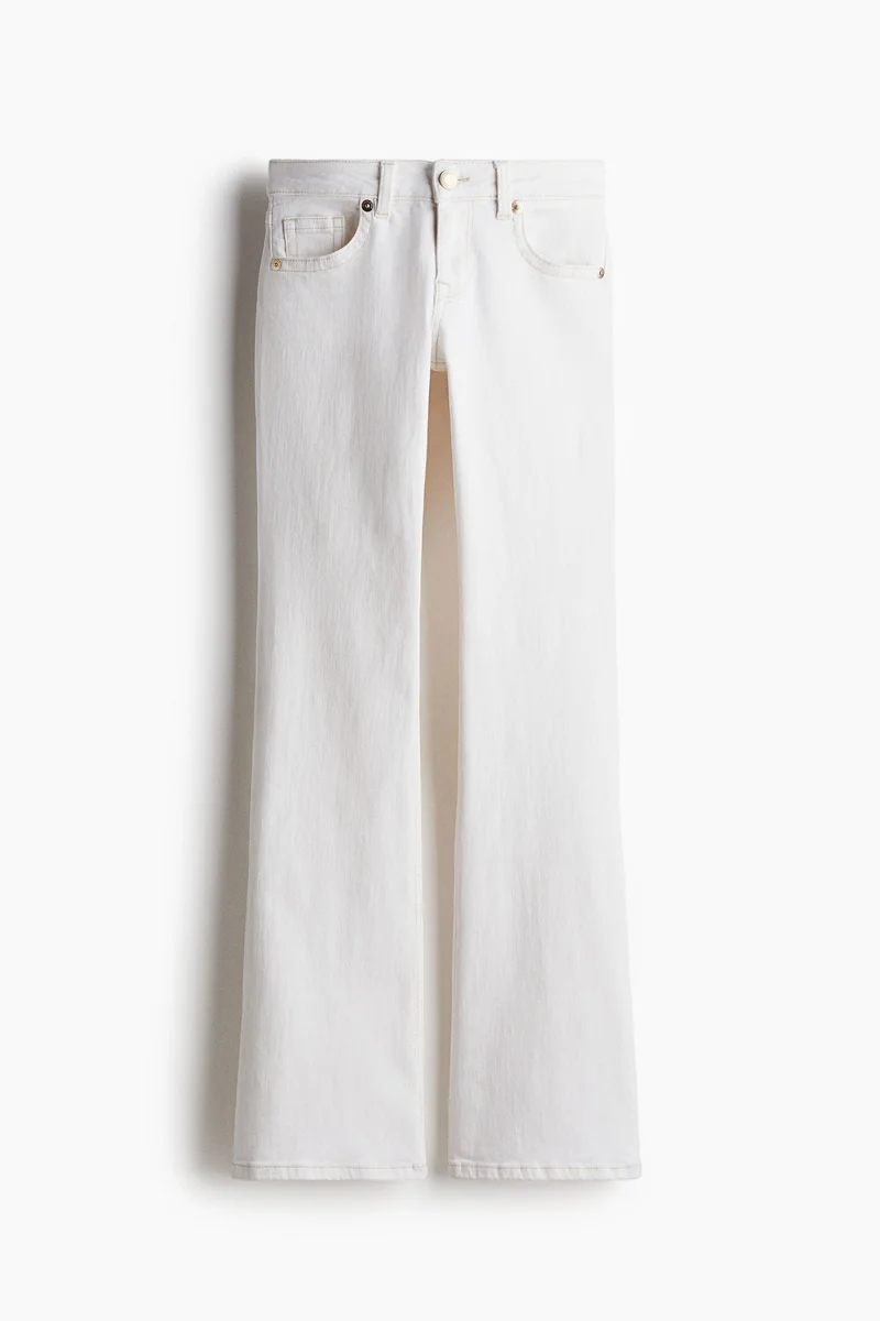 اتش اند ام جينز بقصة حافة واسعة وخصر منخفض