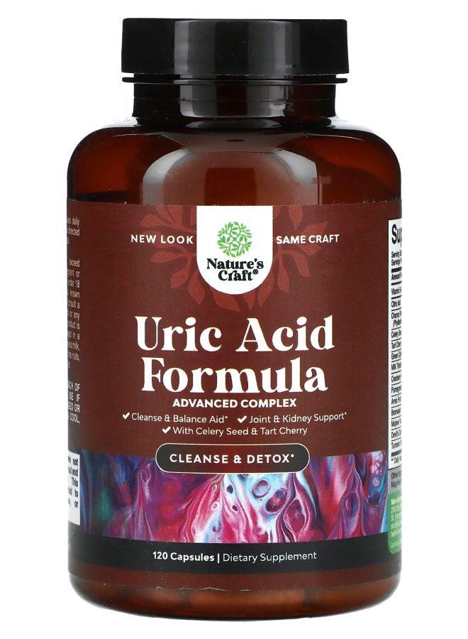 Nature's Craft Uric Acid Formula 120 Capsules