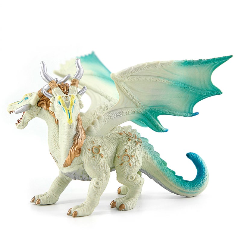 RECUR Bright Dragon Action Figurine, White Dragon Toys for Boys Girls Kids, RPG Figures Miniatures for Tabletop Display & Roleplaying, Collectors Toy Age 3 + - Image 1