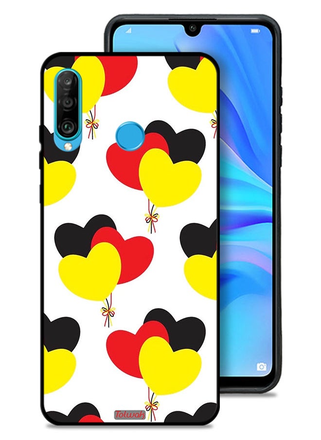 Tolwak - Huawei P30 lite Protective Case Cover Three Hearts Bunch - Image 1