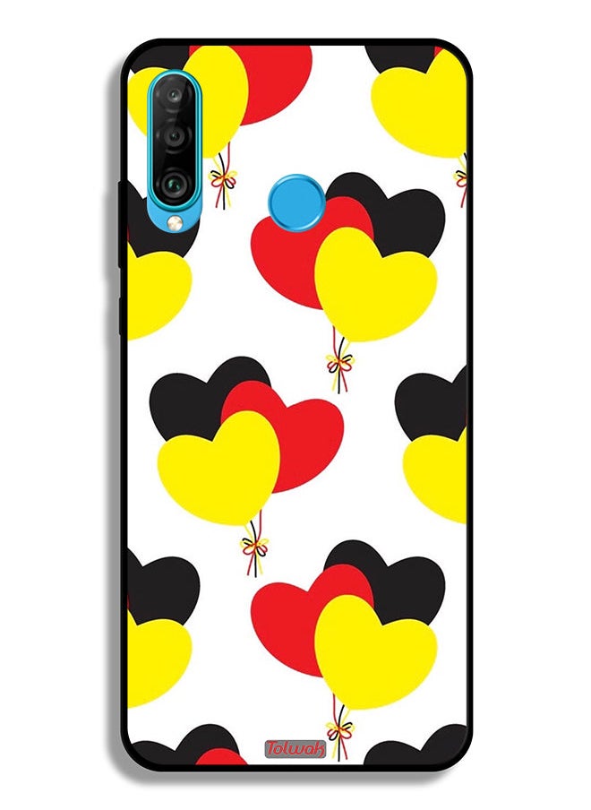 Tolwak - Huawei P30 lite Protective Case Cover Three Hearts Bunch - Image 1