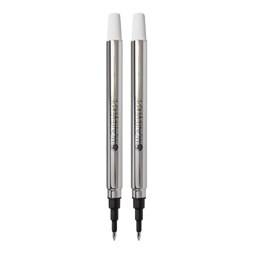 Monteverde Rollerball Refill to Fit Sheaffer Rollerball Pens, Fine Point, Black, 2 per Pack (S222BK) - Image 1