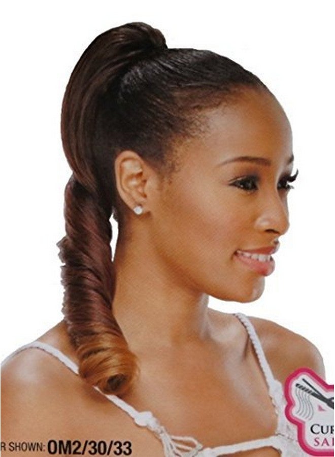 FreeTress Equal Pigtail Girl (1 Jet Black) Shake N Go Equal Drawstring Ponytail Synthetic Hair By Freetress Equal - Image 1