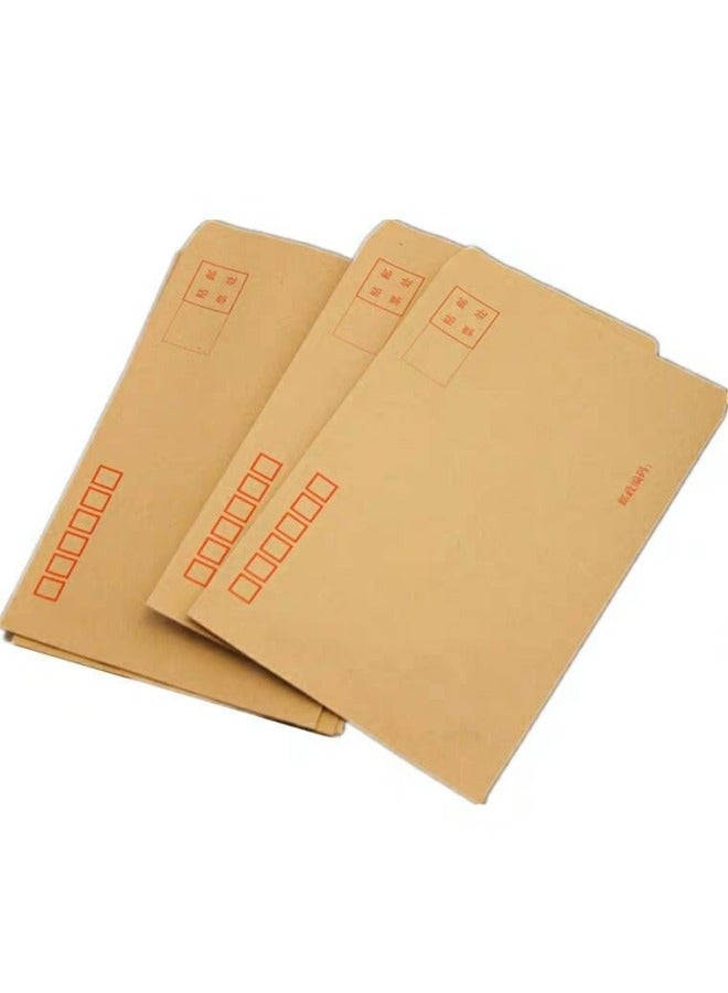 HELPS Kraft Paper Envelope Yellow 2#3#5#6#7# Salary Invoice Bag Vat Invoice Thickened Express Envelope Letter Paper - Image 3