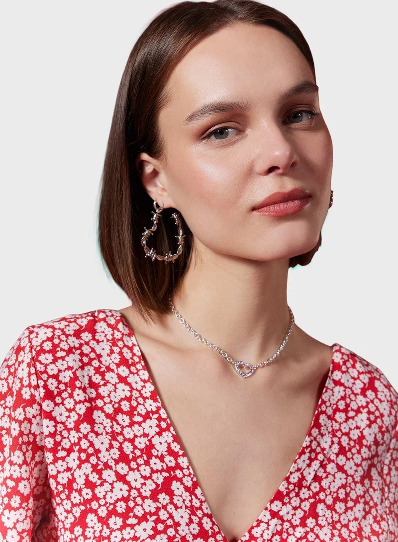 DeFacto Floral Print Dress