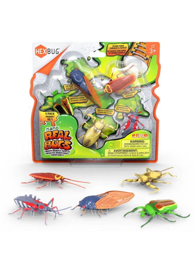 Hexbug 5-Piece Nano Creepy Robotic Real Bugs Multicolor 3.3 x 22.8 x 21.5 cm SHB6068917 - Image 3