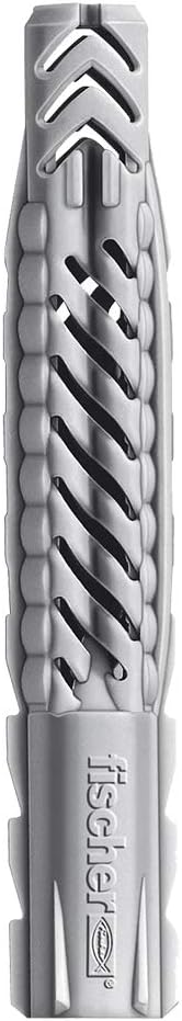 fischer Universal Plug UX 14 x 1 38 6 x 35mm R Long with Rim 100pcs for Solid  Hollow Materials AntiRotation Lock Applications Lighting Towel Rails Mirror Cabinets TV Consoles and More - Image 2