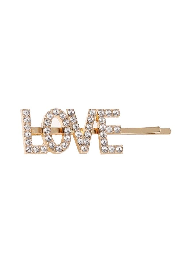 Generic Alloy Letter Pattern Hair Clip 