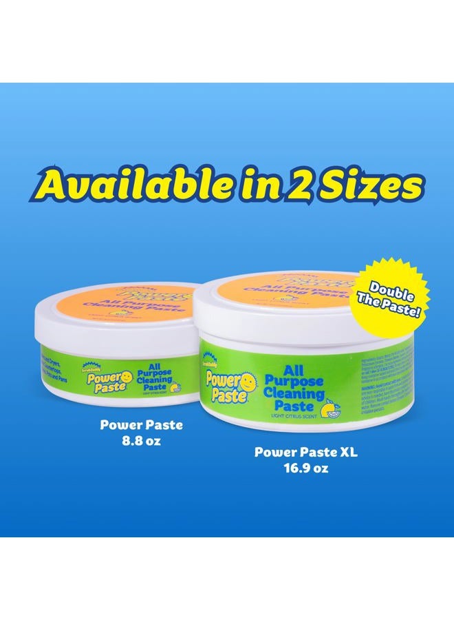 Scrub Daddy Sponges & PowerPaste XL Value Pack - 4 Scrub Daddy Multipurpose Dish Sponges & PowerPaste XL All-Purpose Cleaning Paste - Scratch-Free, Multi-Surface Household Cleaning Supplies Kit (5ct) - Image 3