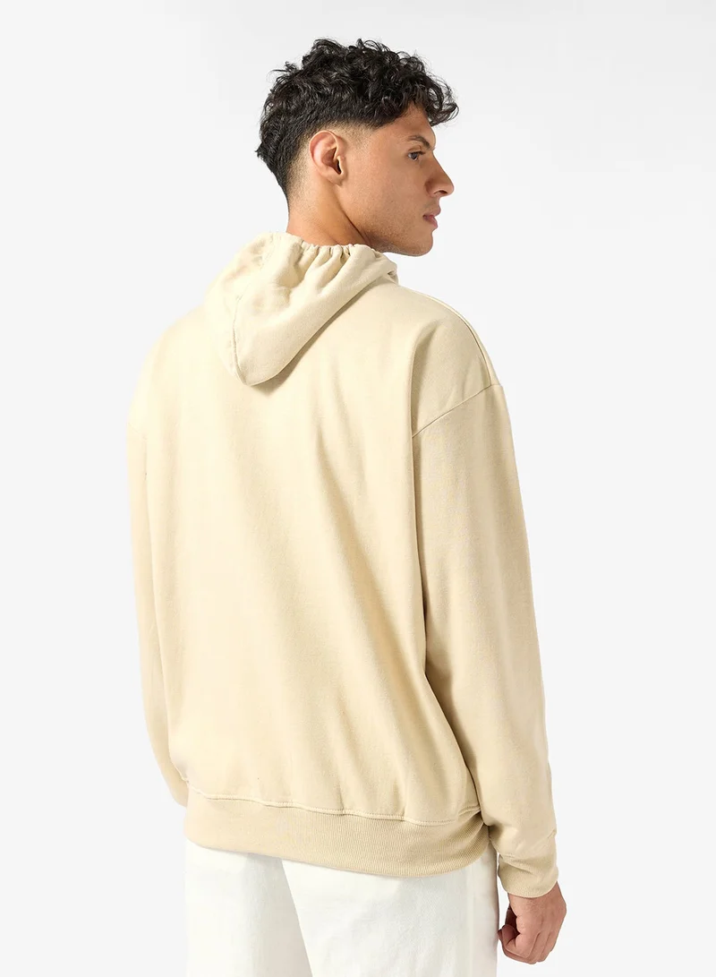 Seventy Five Basics Graphic Print Hoodie