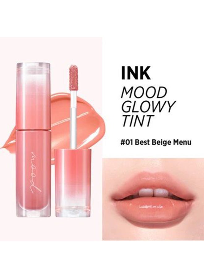 Peripera Ink Mood Glowy Tint 01 Best Beige Menu - Image 3