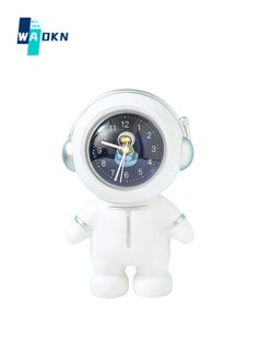 WAOKN Astronaut Clock, Piggy Bank Children's Clock, Anti-fall Piggy Bank, Silent Detachable Clock, Suitable for Living Room and Bedroom Children's Toys and Ornaments (White)  - Image 1