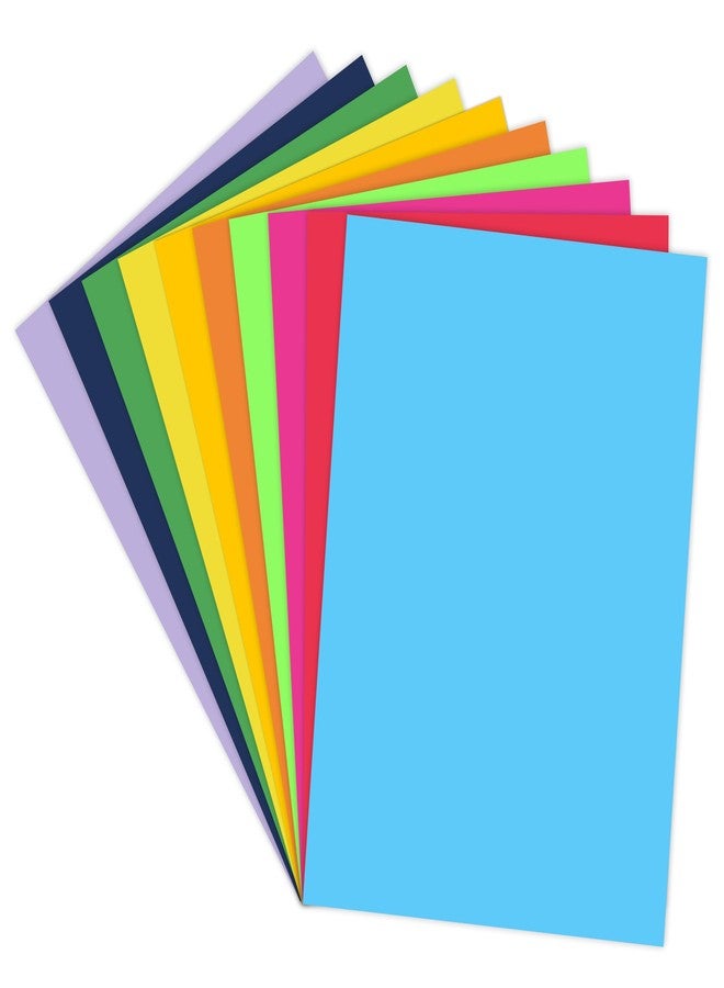Paraspapermart A4 Color Paper Premium Neon Colours Pack Of 100 Sheets (10 Colors X 10 Sheets Each Colour) For Art & Craft Work (Watercolor) - Image 1