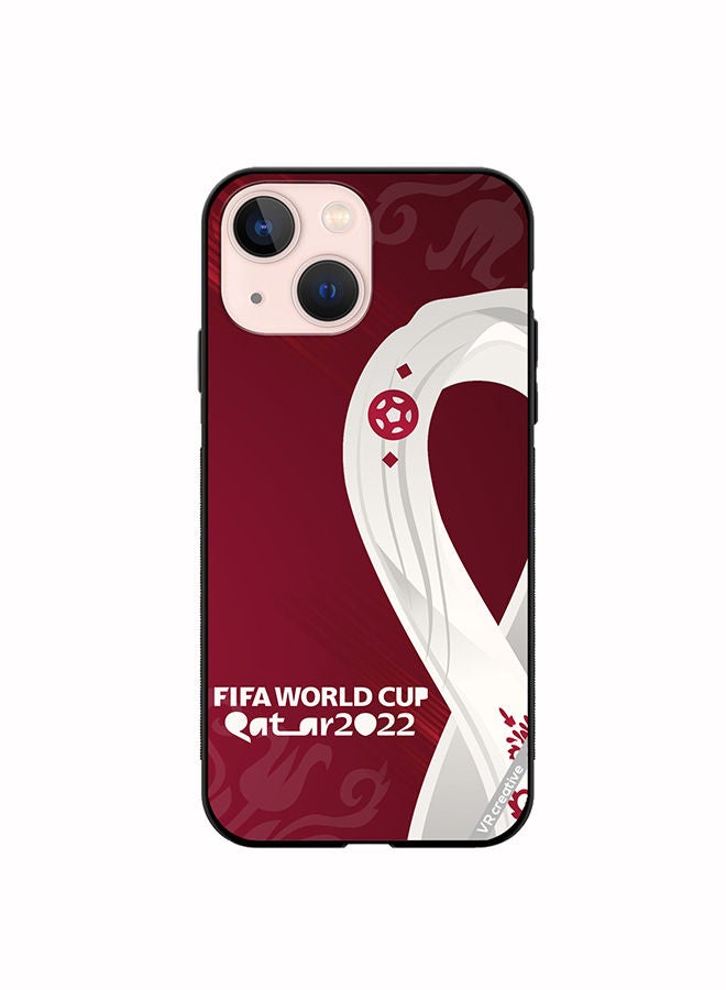 VR CREATIVE Protective Case Cover For Apple iPhone 14 Plus Qatar World Cup Design Multicolour - Image 1