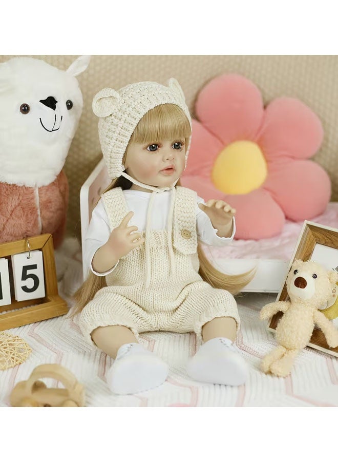 Beauenty 22-Inch Reborn Doll, Realistic and Stylish Outfit Set, Perfect as a Christmas Gift for Little Girls, Best for Christmas, Perfect for Thanksgiving, Christmas Gifts, Dolls, Dolls For Girls, Reborn Dolls, Toys - Image 5