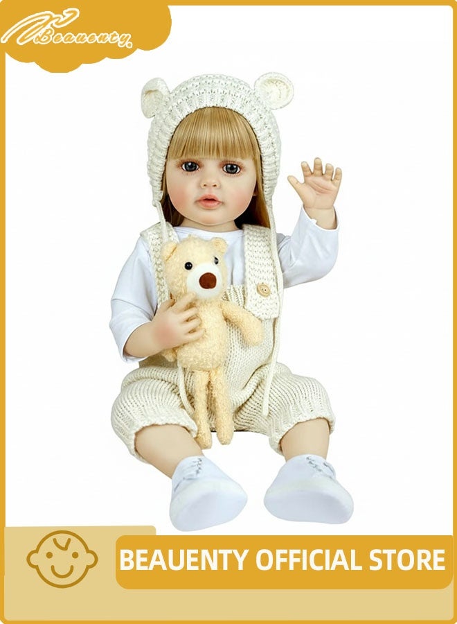 Beauenty 22-Inch Reborn Doll, Realistic and Stylish Outfit Set, Perfect as a Christmas Gift for Little Girls, Best for Christmas, Perfect for Thanksgiving, Christmas Gifts, Dolls, Dolls For Girls, Reborn Dolls, Toys - Image 1
