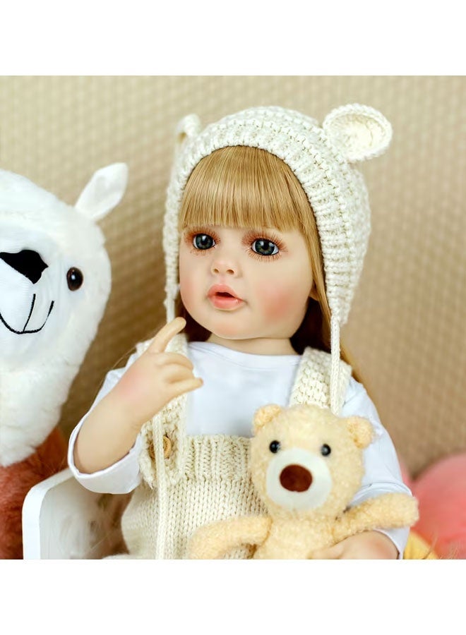 Beauenty 22-Inch Reborn Doll, Realistic and Stylish Outfit Set, Perfect as a Christmas Gift for Little Girls, Best for Christmas, Perfect for Thanksgiving, Christmas Gifts, Dolls, Dolls For Girls, Reborn Dolls, Toys - Image 4