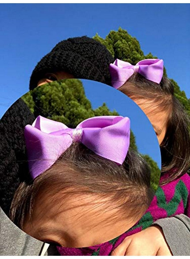 CELLOT 40 Pieces 4.5 Inch Hair Bows For Girls Clips Grosgrain Ribbon Boutique Hair Bow Alligator Clips For Girls Teens Toddlers Kids - Image 3