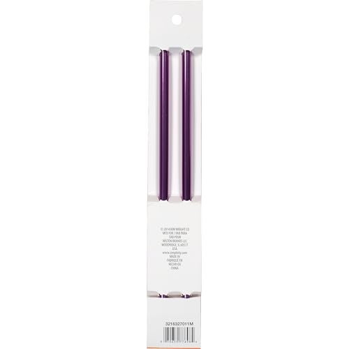 Boye Simplicity Creative Group, Inc 10-Inch, Size 11 Aluminum Single Point Knitting Needles, Violet - Image 2